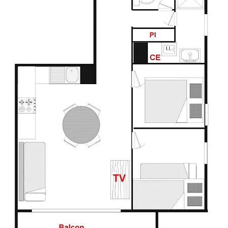 Appartement Résidence Le Samarcande - 3 Pièces Pour 6 Personnes 174